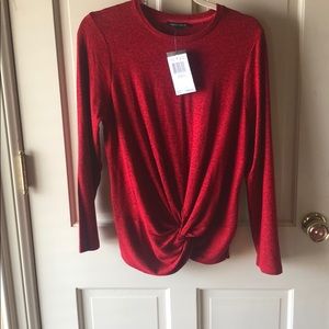 Jeanne Pierre red blouse